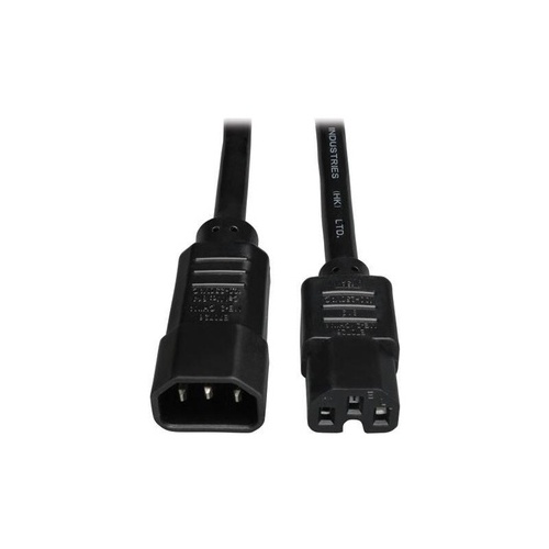 Tripp Lite 2ft Power Cord 15a 14awg C14 To C15 (P018002)