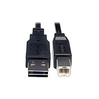 Tripp Lite 10ft Reversible Usb Cable Right Angle-a (UR022001)