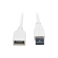 Tripp Lite 3ft Reversible Usb Cable A/a White (UR024003WH)