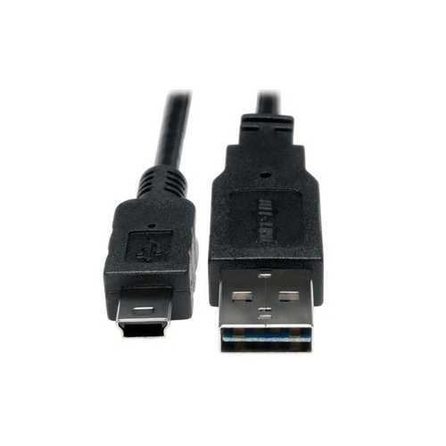 Tripp Lite 1ft Reversible Usb Cable A/5pin Mini-b (UR030001)