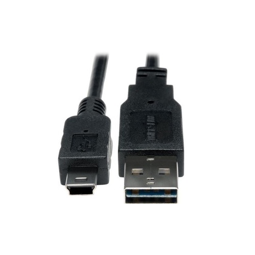 Tripp Lite 6in Reversible Usb Cable A/5pin Mini-b (UR03006N)