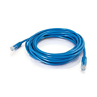 C2G 65ft Cat5e Molded Solid Utp Cable-blu (15164)