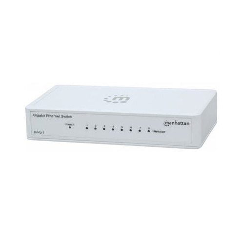 Manhattan - Strategic 8 Port Gigabit Ethernet Switch (560702)
