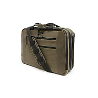 Mobile Edge Canvas Eco Briefcase - 16in/17in Mac (MECBC9)