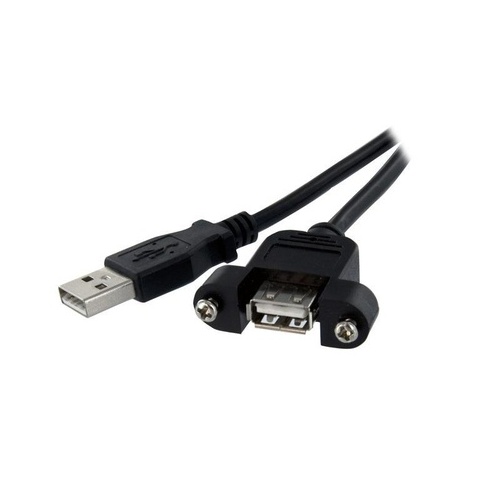 StarTech 2 Ft Panel Mount Usb Cable A To A - F/m (USBPNLAFAM2)