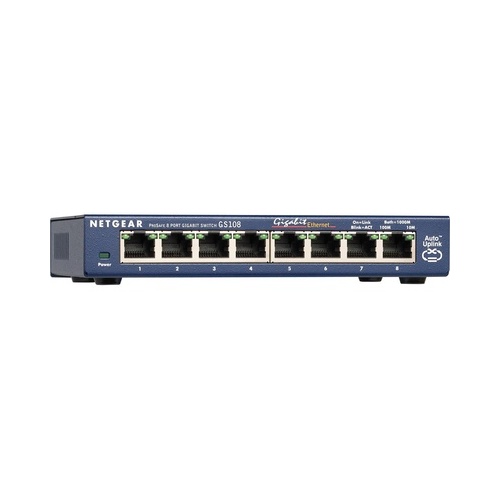 NETGEAR Prosafe 8-port Gigabit Desktop Switch (GS108400NAS)