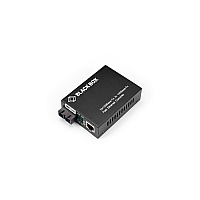 Black Box Fast Ethernet (100-mbps) Media Converter - 10/100-mbps Copper To 100-mbps Multimode Fiber, 1310nm, 2km, Sc (LHC211A)