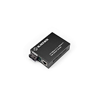 Black Box Fast Ethernet (100-mbps) Media Converter - 10/100-mbps Copper To 10/100-mbps Singlemode Fiber, 1310nm, 20km, Sc (LHC212A)