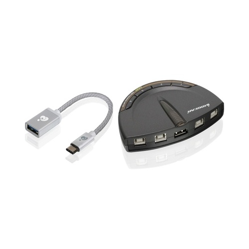 Iogear 4-port Usb 2.0 Printer Switch (GUB431CA1KIT)