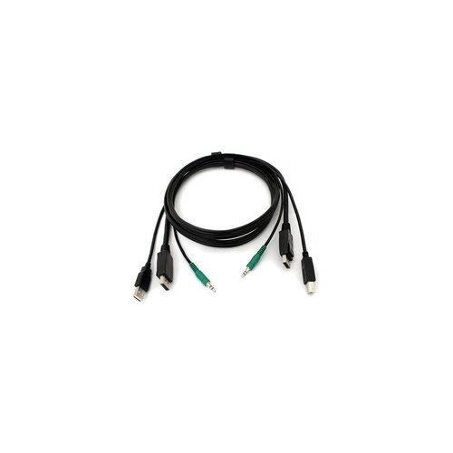 Black Box Hdmi Kvm Cable - Usb A-b, 3.5mm Audio, 6-ft. (1.8-m) (SKVMCBLHDMI06)