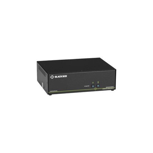 Black Box Secure Kvm Switch, Niap 3.0 Certified-2-port, Dual-monitor, Displayport 4k30, Usb, Audio, Cac,gsa,taa If Outside Tape Not Broken (SS2PDHDPUCAC)