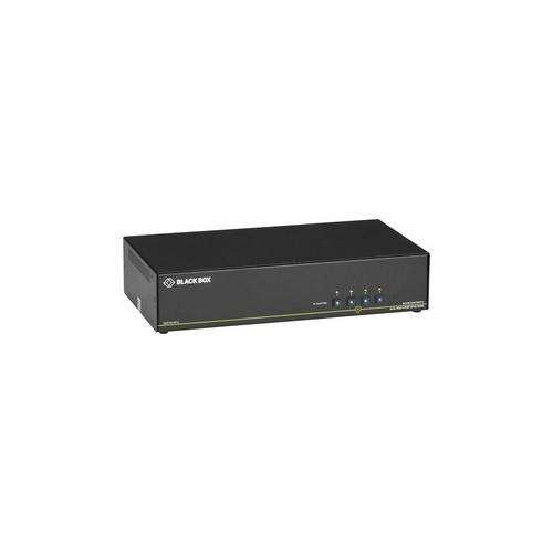 Black Box Secure Kvm Switch, Niap 3.0 Certified - 4-port, Dual-monitor, Hdmi 4k60, Usb, Audio , Gsa, Taa If Outside Tape Is Not Broken (SS4PDHHDMIU)