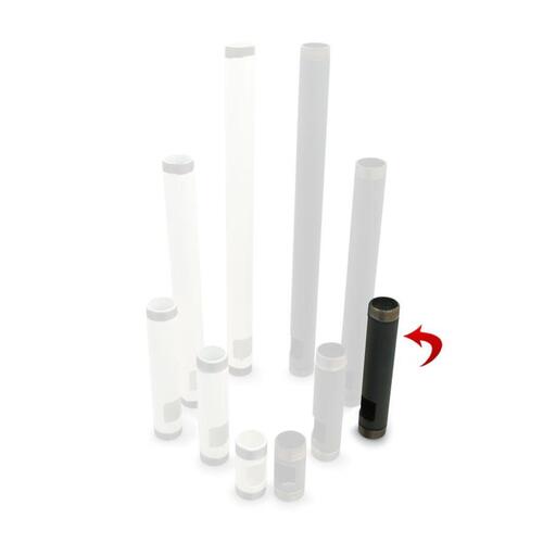 Pride 10 In. Black Pre-cut Npt With Cable Hole (PWH10B)