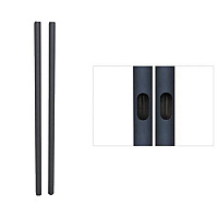 Pride F 60 In. Black Replacement Poles. (T60B)