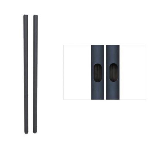 Pride F 60 In. Black Replacement Poles. (T60B)