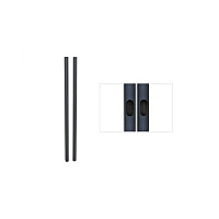 Pride 72 In. Black Replacement Poles. (T72B)