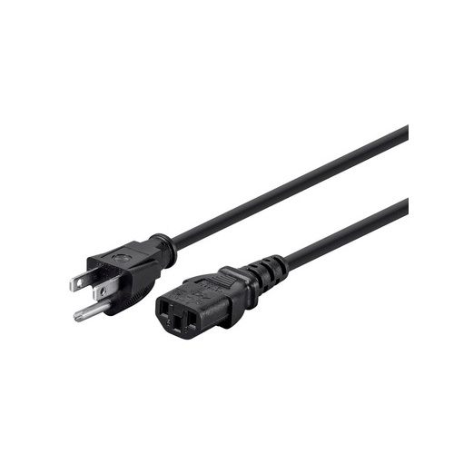 Monoprice Power Cord - Nema 5-15p To Iec (24197)