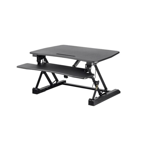 Monoprice Workstream By Electric Height Adjustable Sit-stand Workstation Desk Converter, 36in (27774)