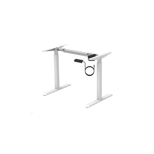 Monoprice Sit-stand Desk, Frame Only, 1-motor, White (31291)