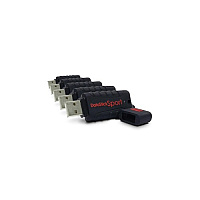 Centon Electronics Usb 2.0 Datastick Sport Black 64gb 5 Pk (S1U2W164G5B)