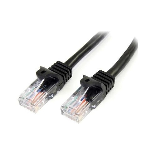 StarTech 3ft Cat5e Snagless Utp Patch Cable (45PATCH3BK)