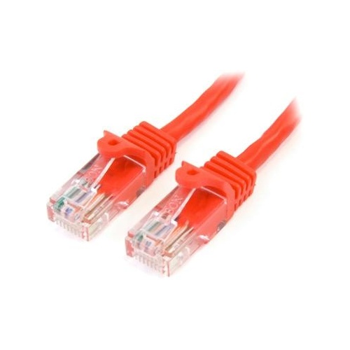 StarTech 6ft Red Cat5e Snagless Utp Patch Cable (45PATCH6RD)