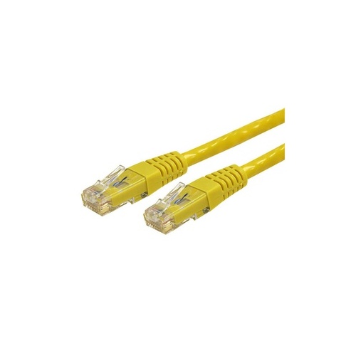 StarTech 3ft Cat6 Ethernet Cable Yellow Cat 6 Poe (C6PATCH3YL)