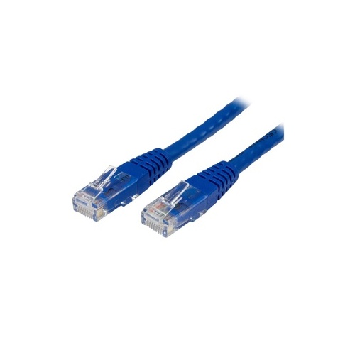 StarTech 7ft Cat6 Ethernet Cable Blue Cat 6 Poe (C6PATCH7BL)