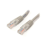StarTech 100 Ft Gray Molded Cat5e Utp Patch Cable (M45PATCH100G)