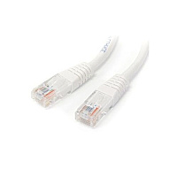 StarTech 15ft White Molded Cat5e Utp Patch Cable (M45PATCH15WH)