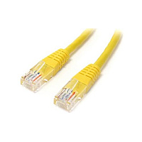 StarTech 15ft Yellow Molded Cat5e Utp Patch Cable (M45PATCH15YL)