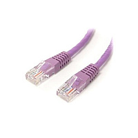 StarTech 6ft Purple Molded Cat5e Utp Patch Cable (M45PATCH6PL)