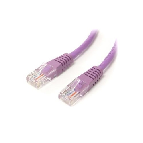 StarTech 6ft Purple Molded Cat5e Utp Patch Cable (M45PATCH6PL)