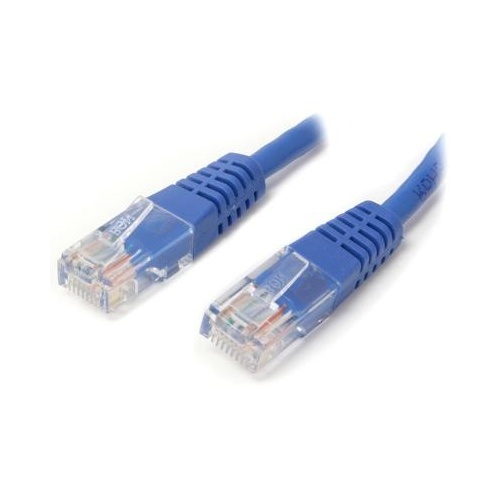 StarTech 75 Ft Blue Molded Cat5e Utp Patch Cable (M45PATCH75BL)