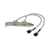 StarTech 2 Port Usb A Slot Plate Adapter (USBPLATE)