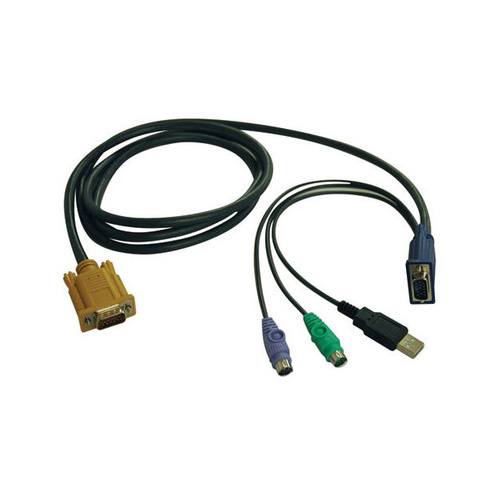 Tripp Lite 6ft Usb Ps/2 Kvm Switch Cable Kit Combo (P778006)