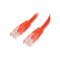 StarTech 3ft Red Molded Cat5e Utp Patch Cable (M45PATCH3RD)