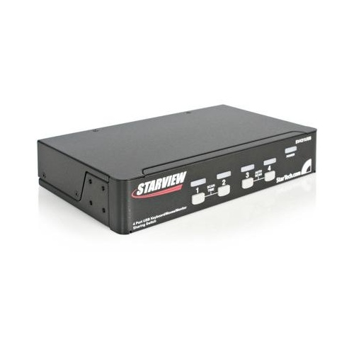 StarTech 4 Port Vga Usb Kvm Switch With Hub (SV431USB)