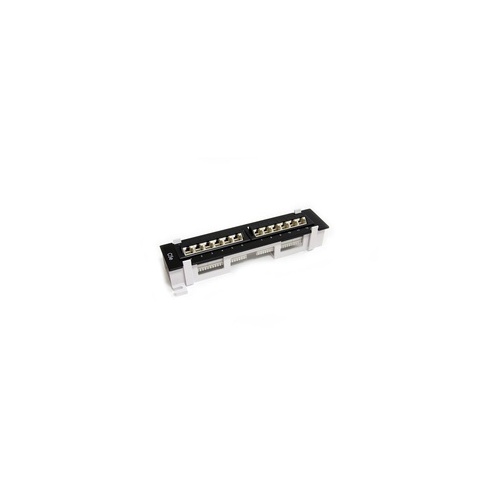 StarTech 1u 12 Port Wall Mount Cat5e Patch Panel (PANEL4512)