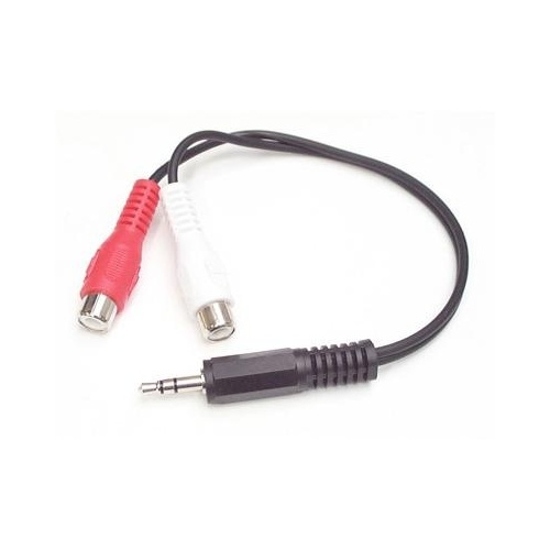 StarTech 6in Stereo Audio Cable 3.5mm To 2x Rca (MUMFRCA)