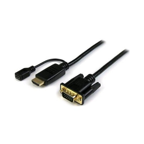 StarTech 3ft Hdmi To Vga Active Converter Cable (HD2VGAMM3)