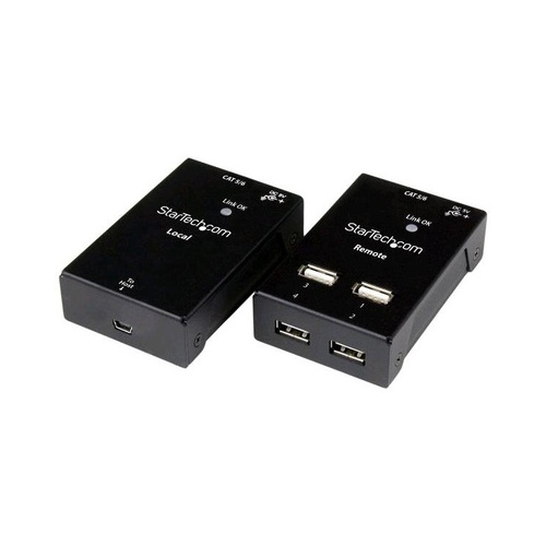 StarTech 4-port Usb 2.0-over-cat5-or-6 Extender (USB2004EXTV)