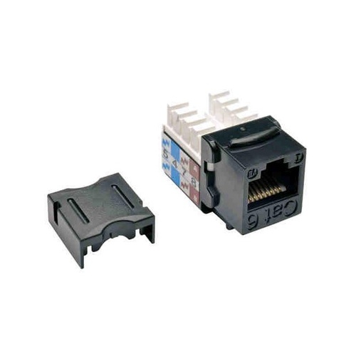 Tripp Lite 10pk Cat6/cat5e 110 Keystone Jack Black (N238010BK)