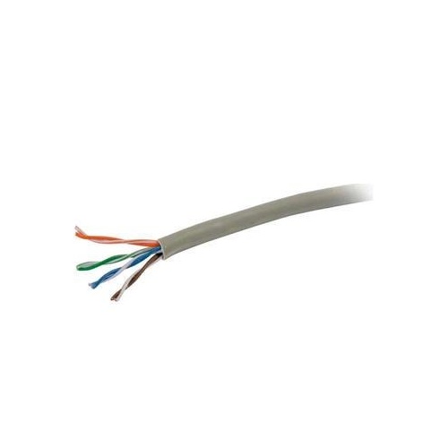 C2G Cat5e Ethernet Cable, 1000 ft Bulk Spool, Stranded, 350 MHz, CM Rated, Gray (43400)