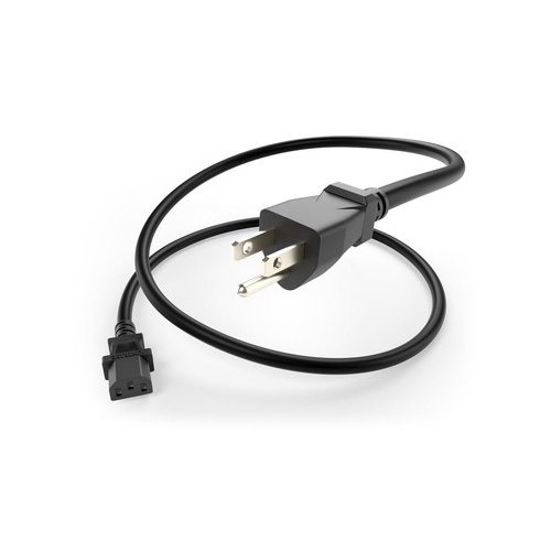 Uncommonx Power Cord 5-15p To C13 10amp Black 10ft (PWR515PC1310A10F)