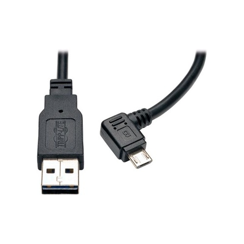 Tripp Lite 3ft Rev Usb Charge Cable A/right Angle-b (UR05C003RB)