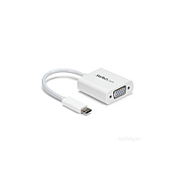 StarTech Usb-c To Vga Adapter - White (CDP2VGAW)