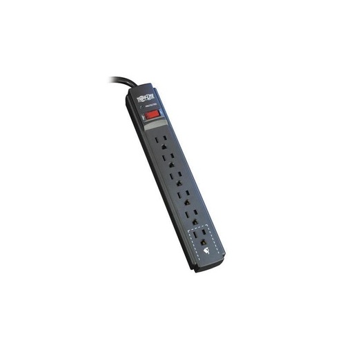 Tripp Lite 6-outlet Surge 15ft Cord 790j Led Black (TLP615B)