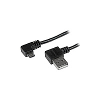 StarTech 1m 3 Ft Right Angle Micro-usb Cable (USB2AUB2RA1M)