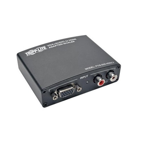 Tripp Lite Vga To Hdmi Adapter Scaler W/ Rca Audio (P116000HDSC2)